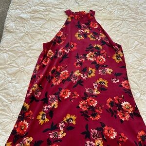 Eighty Eight Floral Dress - Red and Yellow